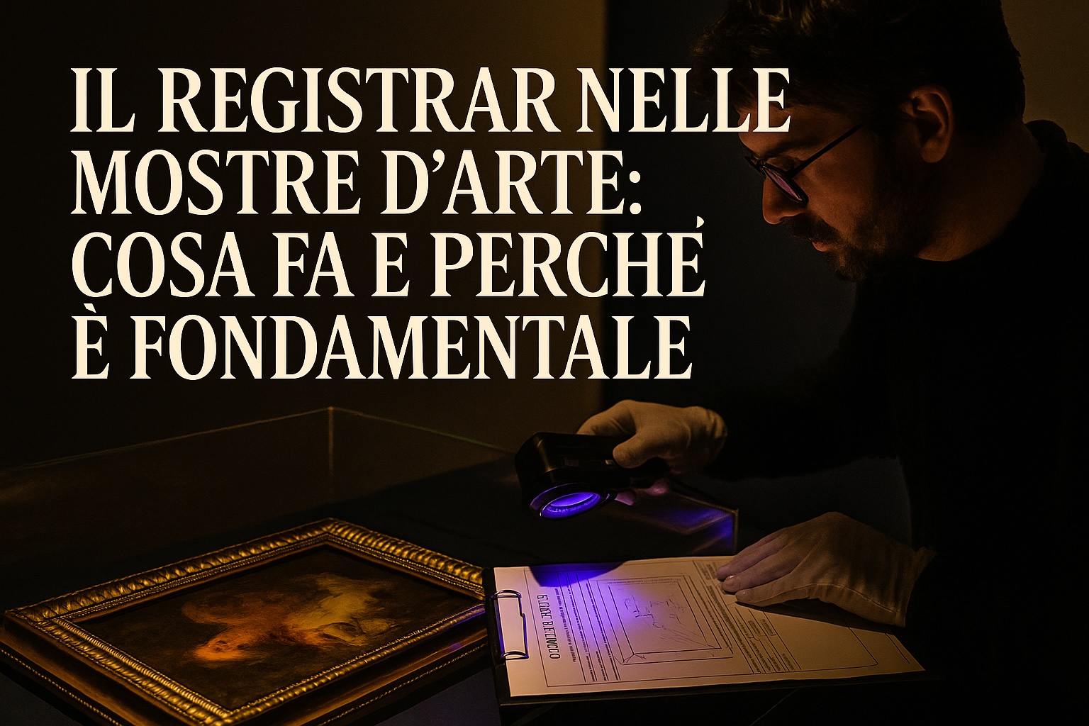 Registrar che compila un condition report